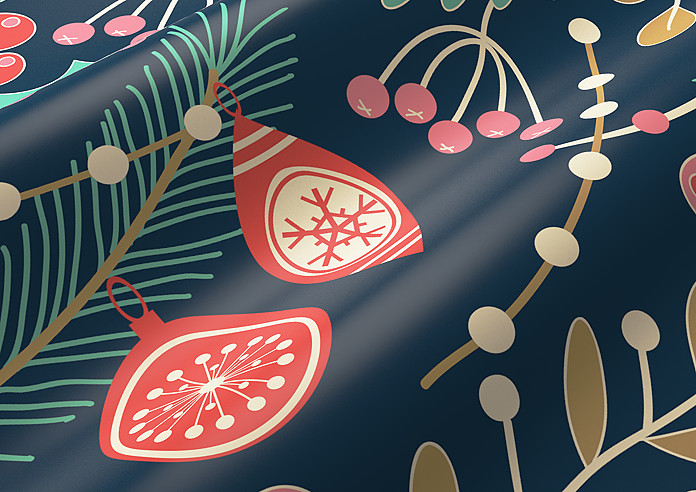 Deck The Halls - Roller Blind - Image 4
